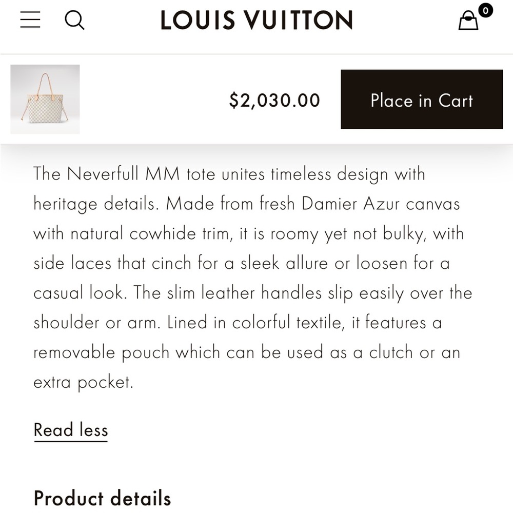 Louis Vuitton Neverfull MM - Picture 13 of 15